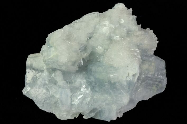 Tabular, Blue Barite Crystal Cluster - Spain #70223